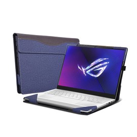 Laptop Cover for ASUS ROG Zephyrus - G14(2024) GA403 | GA403UV | GA403UI | All-Inclusive Drop-Proof Case 14" PU Leather Inner Pocket Cover (Blue)