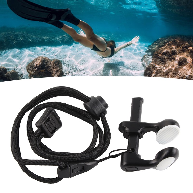 Diving Nose Clip Adjustable Aluminum Alloy Professional Swimming Nose Plug