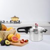 DOITOOL Aluminum Pressure Cooker 16cm/6.3inch Bottom Mini Pressure Cooker for