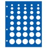 SAFE 7842 for 5 sets of DM course coins 1 penny to 2 DM | incl. blue cardboard intermediate sheet