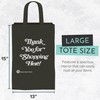PERFECT TOTE 12-Pack Thank You Gift Bags | Length 13"