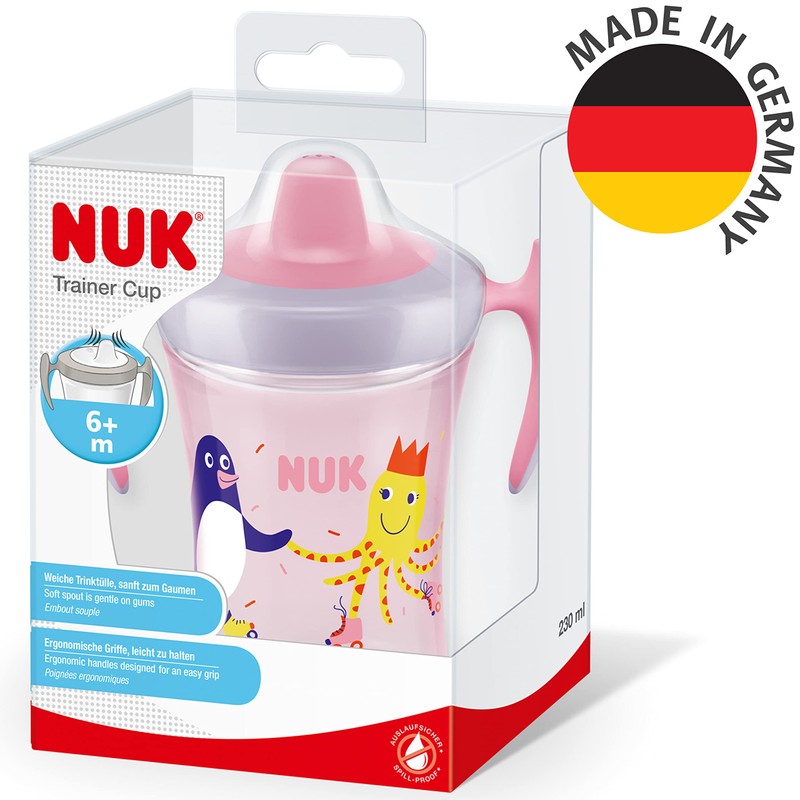 NUK Trainer Cup Learning Cup Leak-proof Cup with Soft Spout