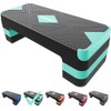 EVERYMILE Aerobic Exercise Step, Adjustable Aerobic Stepper for Exercise, Workout