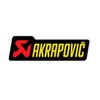 Motorcycle Muffler Aluminum Heat-Resistant Sticker Patch Akrapovic-1 (Medium) / 4 / 바이크 머플러 알루미늄 내열스티커 패치 아크라포빅-1(중) / 4