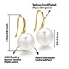 Pearl Earrings for Women, 925 Sterling Silver AAAA Cultured Freshwater