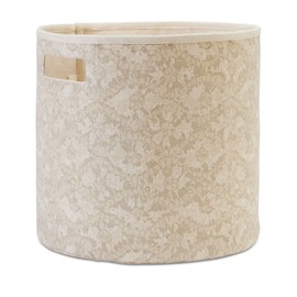 Crane Baby Willow 100% Cotton Storage Bin - Perfect for Nursery Organization, Handcrafted Design