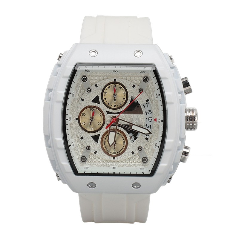 Multifunctional Men Sport Watch 30m Waterproof Rubber Strap Fashionable Digital