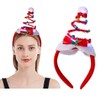 Obmyec Light Up Christmas Headband Christmas Head Bopper with LED