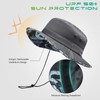 UVSAI UPF 50+ Foldable Sun Hat Patterned Under Brim Bucket