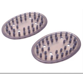 Home Collection "The Home Collection" Twin Tinted Plastic Soap Saver Trays  (2-pack)