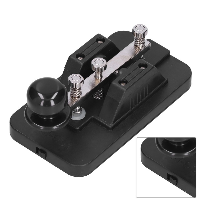 Morse Code Key Telegraph Tapper Manual CW Practice Tool Trainer