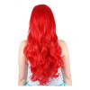 generic A Peluca De Cosplay Rizada Larga Roja Ariel Sirenita