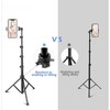 67" Phone-Tripod, Extendable Cell Phone Tripod Stand & Selfie Stick
