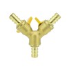 Refuuch 3 Way Shut Off Valve, 3/8" Hose Barb 2