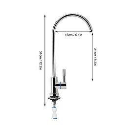 Grifo de Agua para Cocina, Grifo de Osmosis Inversa, Purificador Agua Osmosis Inversa, Grifo con Filtro de Agua Potable, Grifo para Lavabo de Baño Ace