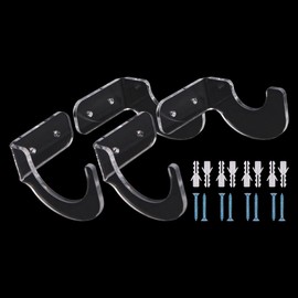 VOANZO 2 Pairs Mounted Softball Bat Stand Tennis Bat Stand Wall Mounted Baseball Bat Stand