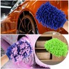 ASelected 4 Pcs Car Wash Mitts, Double Sided Microfiber Car