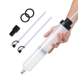 VortecSys Fluid Extractor Pump 500CC Manual Automotive - 2 Hoses Oil Syringe with Powerful Multi-purpose Suction, Ideal for Fluid & Oil Change Evacuation/Filling