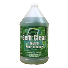 Quality Chemical Gem Clean - a neutral floor cleaner concentrate - 1 gallon (128 oz.)