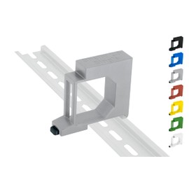 DIN Rail Mount / Adaptor Single for Shelly 2.5 / EM DIN Rail Bracket (35 mm) (Grey)
