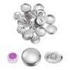 sourcing map 10 Sets Self Cover Button Kit 24L 0.6"