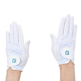 FootJoy Stay Cool EX Golf Gloves, multicolor (white / blue)
