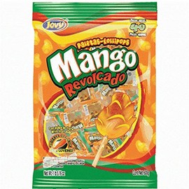 Jovy Mango Revolcado Chili Covered Lollipops