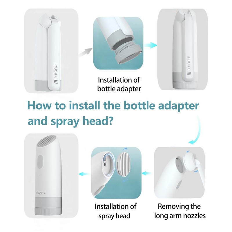 Insolife Portable Bidet | High Pressure Travel Bidet | Rechargeable