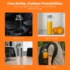 Epica glass bottles with lids – 18oz glass water bottles,