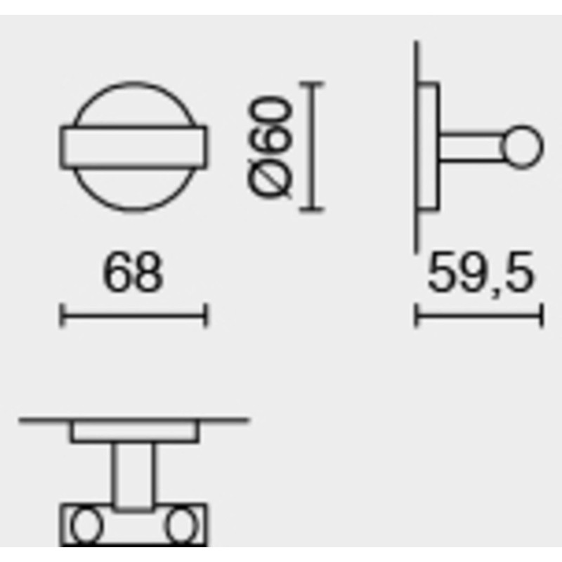 ZACK | ZACK 40063 SCALA Double Towel Hook