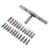 T-Handle Ratchet Screwdriver Set 24-in-1Bit Multipurpose Repair Tool Manual Hardware