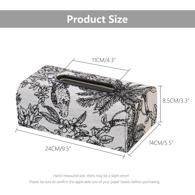 HARLIANGXY Tissue Box, Cosmetic Tissue Box, Tissue Dispenser, Tissue Box