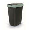 Keden Compacta Q Rubbish Bin with Swing and Hinged Lid,