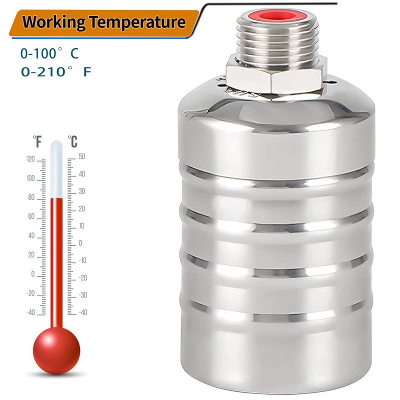 1/2 Inch Water Float Valve 304 Stainless Steel Automatic Water