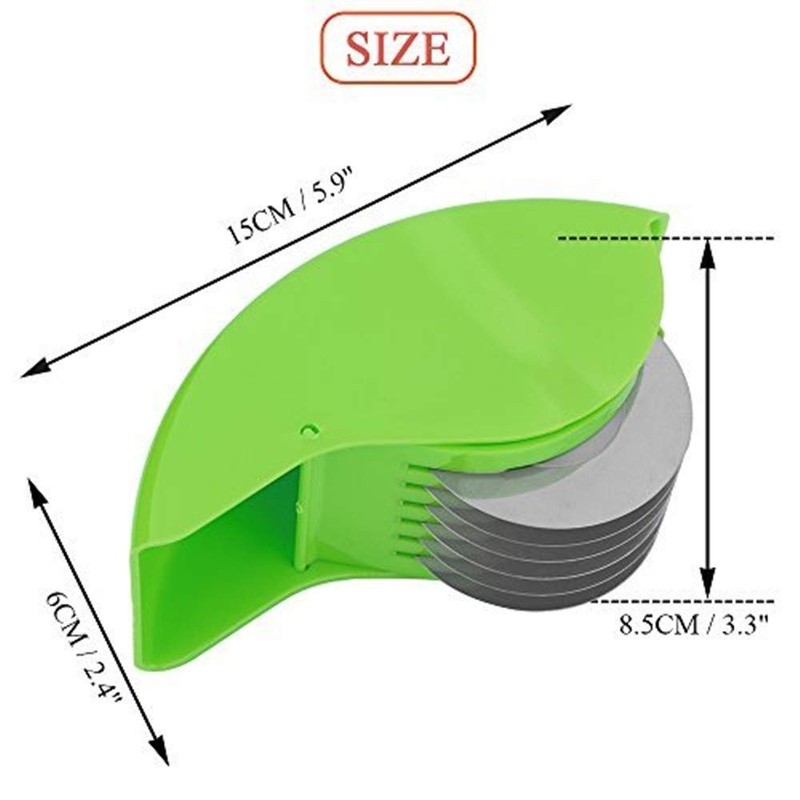 Herb Roller Mincer, AOZBZ Manual Hand Scallion Chive Mint Cutter