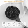 Set de 4 Cepillos Corporales de Silicona para Baño:Cepillo de