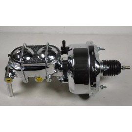 CNCDPT 8" Power Brake Booster & Master Cylinder CHROME Brakes Custom Car Street Hot Rod