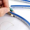 30cm Flexible Curve Ruler Plastic Double Sided Ruler for Engineering