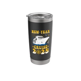 New Year Cruise 2025 New Years Eve Family Cruise Vacation Stainless Steel Insulated Tumbler