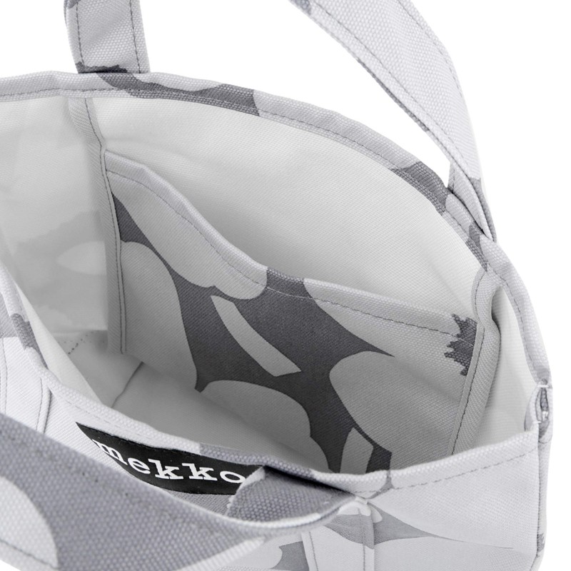 Marimekko 049051 997 Pieni Unico Tote Bag, Gray, Gray /