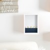 Nicola Spring 1x White 5 x 7 inch 3D Deep
