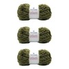 Buvemu Plush Faux Fur Bulky Yarn, Super Soft Fluffy Fuzzy