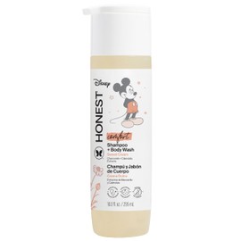 The Honest Company 2-in-1 Cleansing Shampoo Body Wash, Gentle Enough for Baby Dermatologist Tested Tear-free Hypoallergenic Disney’s Mickey Mouse Comfort Sweet Cream 10 fl oz