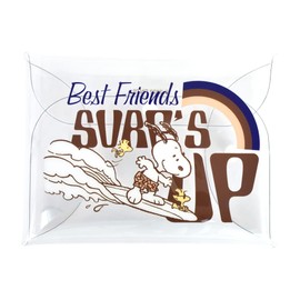 Snoopy Snoopy0169 Mask Case, Small Items, Clear, Multi Case, LL Size, Best Friends (SPZ-2706)