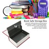 Book Safe Storage Box with Keys Stainless Steel Secret Hidden