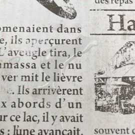 LovingWay 14.7 feet Wallpaper Roll Vintage English Newspaper Cabinet Liner 177x17.7 Inch Self-Adheive Shelf Drawer Lining Paper Study Room Table Decor White Journal Christmas Decor