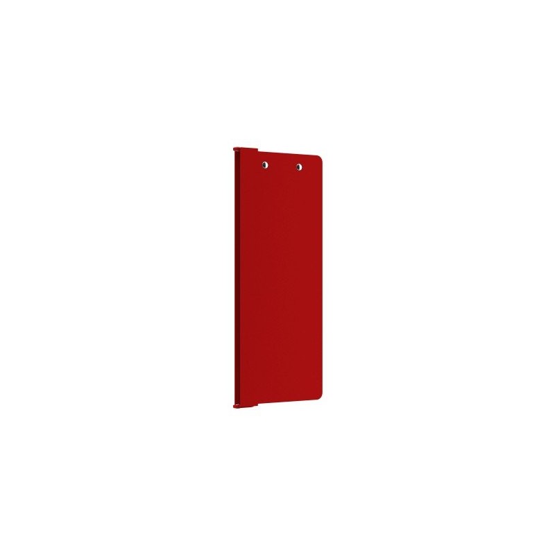 Red Vertical ISO Clipboard