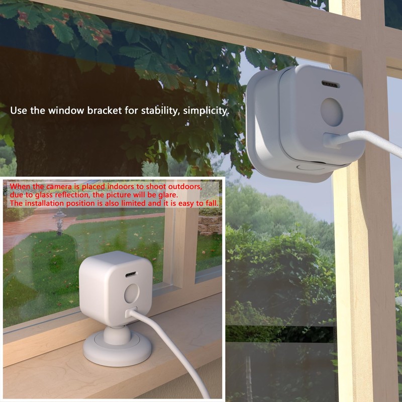 Teccle Window Mount for Blink Mini 2 (2024 Release) ,