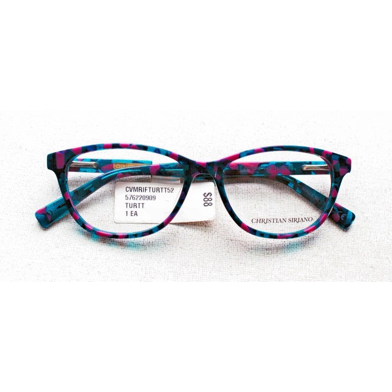 CHRISTIAN SIRIANO TURTT MARINA Blue/Pink EYEGLASS FRAME CVMRIFTURT 52-15-140 $88