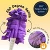 Flammi 360° Fleece Duster Refills for Swiffer, Reusable Duster Refills